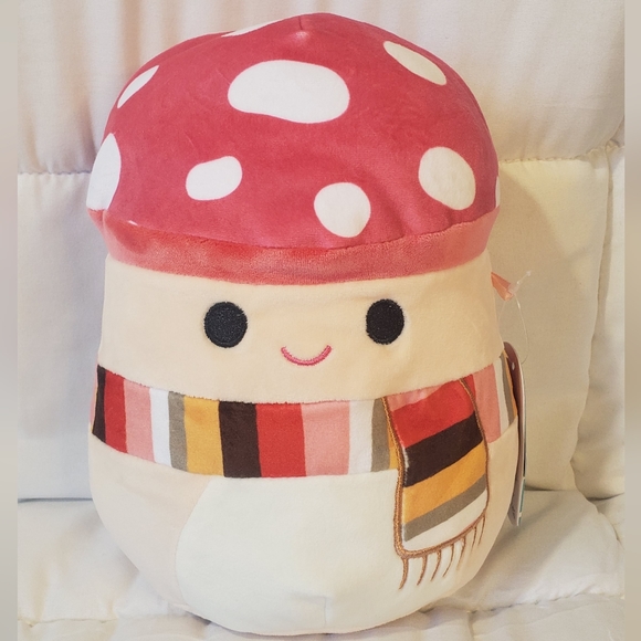 Squishmallows Other - Malcolm Mushroom 8" Squishmallow Red / Tan